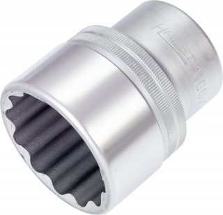 HAZET Steckschlüsseleinsatz 1100Z-46 ∙ 1 Zoll (25 mm) Vierkant hohl ∙ Außen Doppelsechskant Profil ∙ SW 46 mm Bild 1
