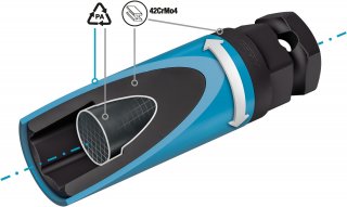 HAZET Schlag- | Maschinenschrauber Steckschlüsseleinsatz 903SLG6-17 ∙ 1/2 Zoll (12,5 mm) Vierkant hohl | 24 mm Außen-Sechskant ∙ A Bild 7