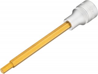 HAZET Schraubendreher-Steckschlüsseleinsatz 986SL-6 ∙ 1/2 Zoll (12,5 mm) Vierkant hohl ∙ Innen Sechskant Profil ∙ SW 6 mm Bild 1