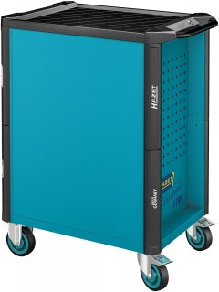 HAZET Werkstattwagen Assistent 179N ∙ Sortiment 179N-8/228 ∙ 228-teilig ∙ Schubladen | flach: 7× 81 x 522 x 398 mm ∙ Schubladen |  Bild 6