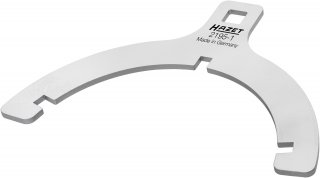 HAZET Kartuschenschlüssel 2195-1 ∙ 1/2 Zoll (12,5 mm) Vierkant hohl ∙ Rillenprofil ∙ 192 mm Bild 1