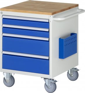 Montagewagen L3.1 | B580xT650xH795mm | 4xSchublade-VA | B-Top-25mm Bild 1