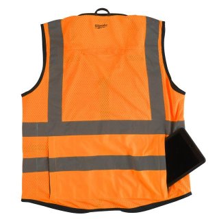 Prem.Warnschutzweste orange L/XL Bild 6