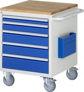 Montagewagen L3.11 | B580xT650xH795mm | 5xSchublade-VA | B-Top-25mm Bild 1
