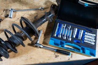 HAZET Stoßdämpfer Werkzeug Satz 4915/15 ∙ 1/2 Zoll (12,5 mm) Vierkant hohl ∙ Innen TORX® Profil | Innen Sechskant Profil | Zapfenp Bild 8