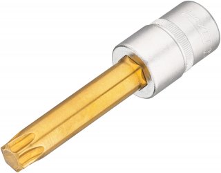 HAZET Kardanwelle TORX® Schraubendreher-Einsatz 2756-T60 ∙ 1/2 Zoll (12,5 mm) Vierkant hohl ∙ Innen TORX® Profil ∙ SW T60 Bild 1