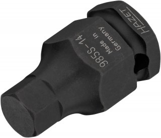 HAZET Schlag- | Maschinenschrauber Schraubendreher-Steckschlüsseleinsatz 985S-14 ∙ 1/2 Zoll (12,5 mm) Vierkant hohl ∙ Innen Sechs Bild 1