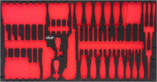 VIGOR Weichschaumeinlage ∙ leer ∙ V5170-L ∙ L x B x H: 563 mm x 393 mm x 35 mm Bild 1