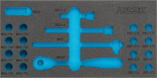HAZET 2-Komponenten Weichschaumeinlage 163-348L ∙ L x B: 342 mm x 172 mm Bild 1