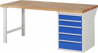 Werkbank 7513A1 | B2000xT900xH840mm | 5xSchublade-TA Bild 1