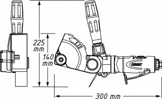 HAZET Multi Schleifer 9033N-6 ∙ Länge: 300 mm Bild 6