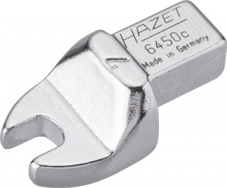 HAZET Einsteck-Maulschlüssel 6450C-7 ∙ 9 x 12 mm Einsteck-Vierkant massiv ∙ Außen Sechskant Profil ∙ SW 7 mm Bild 1