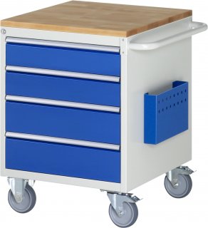 Montagewagen L3.6 | B580xT650xH795mm | 4xSchublade-VA | B-Top-25mm Bild 1
