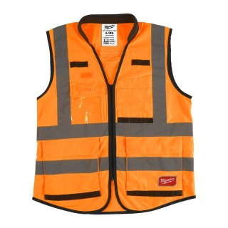 Prem.Warnschutzweste orange L/XL Bild 1