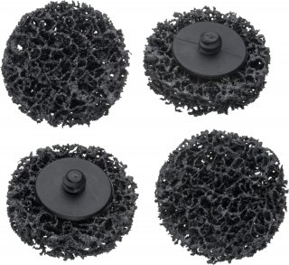 HAZET Eliminator Scheiben Satz ∙ 4-teilig ∙ Roloc® Schnellwechselsystem ∙ Weiche Variante ∙ ⌀ 50,8 mm 9033-11-030/4 Bild 1