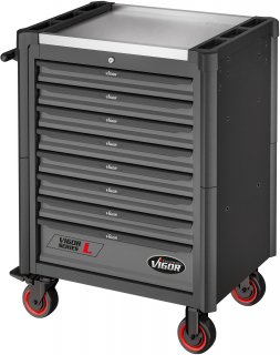 VIGOR Werkstattwagen Series L ∙ leer ∙ V1901-X ∙ L x B x H: 723 mm x 459 mm x 1002 mm Bild 7