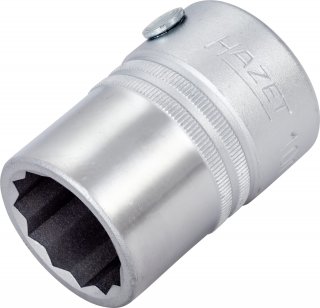 HAZET Steckschlüsseleinsatz 1000Z-24 ∙ 3/4 Zoll (20 mm) Vierkant hohl ∙ Außen Doppelsechskant Profil ∙ SW 24 mm Bild 1