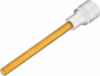 HAZET Schraubendreher-Steckschlüsseleinsatz 986SL-8 ∙ 1/2 Zoll (12,5 mm) Vierkant hohl ∙ Innen Sechskant Profil ∙ SW 8 mm Bild 1