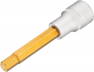 HAZET Schraubendreher-Steckschlüsseleinsatz 986L-9 ∙ 1/2 Zoll (12,5 mm) Vierkant hohl ∙ Innen Sechskant Profil ∙ SW 9 mm Bild 1