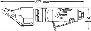 HAZET Blechschere 9036N-5 ∙ Länge: 255 mm Bild 4