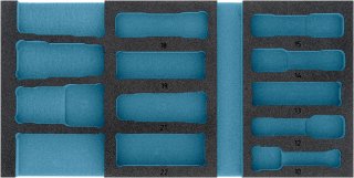 HAZET 2-Komponenten Weichschaumeinlage 163-459L ∙ L x B: 342 mm x 172 mm Bild 1
