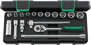 3/8 Steckschlüsselsatz 45A/12/5 KN 17 St. Bild 1