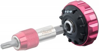 VIGOR Fingerratsche ∙ V2941 ∙ 1/4 Zoll (6,3 mm) Vierkant massiv | 1/4 Zoll (6,3 mm) Sechskant hohl ∙ 29 mm Bild 2