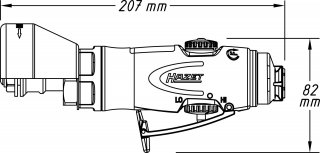 HAZET Trennschleifer 9033-10 ∙ Länge: 207 mm Bild 5