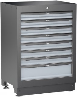 VIGOR Schubladen-Unterschrank ∙ 8 Schubladen ∙ 676 mm ∙ V6000-032 ∙ L x B x H: 676 mm x 500 mm x 953 mm Bild 12