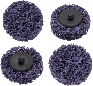 HAZET Eliminator Scheiben Satz ∙ 4-teilig ∙ Roloc® Schnellwechselsystem ∙ Harte Variante ∙ ⌀ 50,8 mm 9033-11-020/4 Bild 1