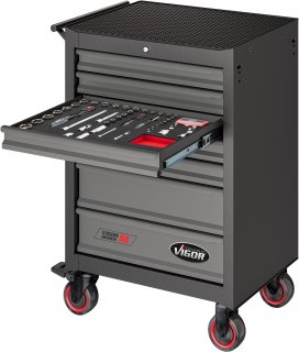 VIGOR Werkstattwagen Series M ∙ leer ∙ V5489 ∙ L x B x H: 681 mm x 460 mm x 1016 mm Bild 8