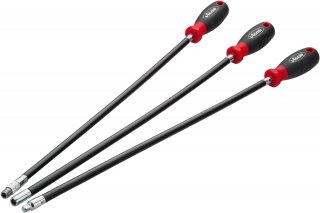 VIGOR Schraubendreher Satz ∙ extra lang ∙ flexibel ∙ V5485N ∙ 1/4 Zoll (6,3 mm) Sechskant massiv | 1/4 Zoll (6,3 mm) Vierkant hoh Bild 1