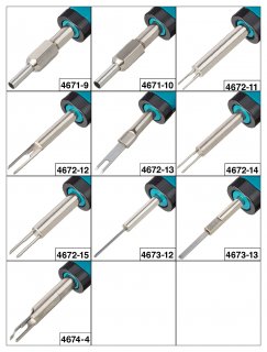 HAZET Kabelentriegeler Sortiment 4670-4/10 ∙ 10-teilig Bild 2