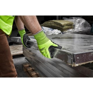 SCHNITTSCHUTZHANDS. 4/D 7/S HI-VIS Bild 2