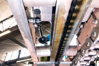 HAZET Ratschenschrauber ∙ extralang 9022P-XLG ∙ 1/2 Zoll (12,5 mm) Vierkant massiv ∙ Länge: 551 mm Bild 6