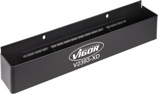 VIGOR Dosenhalter ∙ extra lang ∙ für Series XD ∙ bis zu 6 Dosen ∙ V2393-XD ∙ L x B: 512 mm x 90 mm Bild 1