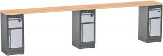 VIGOR Holz-Arbeitsplatte ∙ groß ∙ V6000-02036 ∙ L x B x H: 2036 mm x 500 mm x 40 mm Bild 9