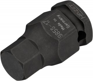 HAZET Schlag- | Maschinenschrauber Schraubendreher-Steckschlüsseleinsatz 985S-17 ∙ 1/2 Zoll (12,5 mm) Vierkant hohl ∙ Innen Sechs Bild 1