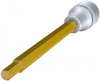 HAZET Schraubendreher-Steckschlüsseleinsatz 986SL-6 ∙ 1/2 Zoll (12,5 mm) Vierkant hohl ∙ Innen Sechskant Profil ∙ SW 6 mm Bild 2