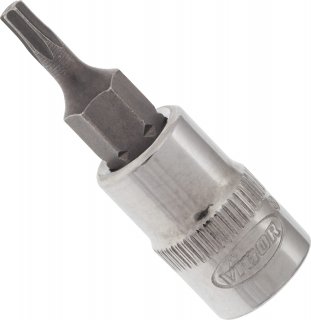 VIGOR T Schraubendreher-Einsatz ∙ V2442N ∙ 1/4 Zoll (6,3 mm) Vierkant hohl ∙ Innen TORX® Profil ∙ SW T10 Bild 2