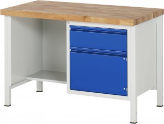 Werkbank 8452I2 | B1250xT700xH840mm | 1xSchublade-TA | 1xTür Bild 1