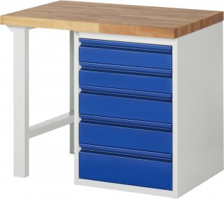 Werkbank 7513I1 | B1000xT700xH890mm | 5xSchublade-TA Bild 1