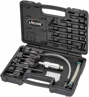 VIGOR Öl-Einfüllgerät ∙ mit Adapter Satz ∙ V4385N ∙ 21-teilig ∙ Anzahl Werkzeuge: 21 Bild 3