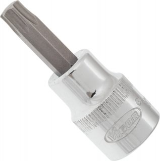 VIGOR T Schraubendreher-Einsatz ∙ V2298N ∙ 3/8 Zoll (10 mm) Vierkant hohl ∙ Innen TORX® Profil ∙ SW T40 Bild 2