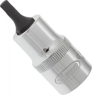 VIGOR Innenvielzahn Schraubendreher-Einsatz ∙ XZN ∙ V2094 ∙ 1/2 Zoll (12,5 mm) Vierkant hohl ∙ Innen Vielzahn Profil XZN ∙ SW M5 Bild 2