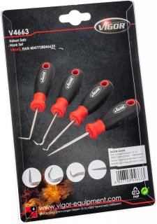VIGOR Mini Haken Satz ∙ V4663 ∙ 4-teilig ∙ Anzahl Werkzeuge: 4 Bild 7