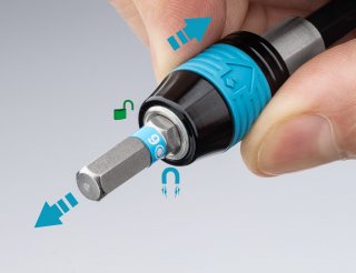HAZET Adapter 2239N-6 ∙ 1/4 Zoll (6,3 mm) Sechskant massiv ∙ 1/4 Zoll (6,3 mm) Sechskant hohl ∙ Länge: 60 mm Bild 4