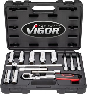 VIGOR Stoßdämpfer-Werkzeug Satz ∙ V6452 ∙ 14-teilig ∙ Anzahl Werkzeuge: 14 Bild 5