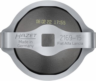 HAZET Ölfilterschlüssel 2169-15 ∙ 1/2 Zoll (12,5 mm) Vierkant hohl ∙ Außen 8-kant Profil ∙ SW 74 mm Bild 6