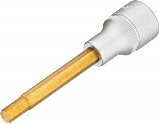 HAZET Schraubendreher-Steckschlüsseleinsatz 986L-7 ∙ 1/2 Zoll (12,5 mm) Vierkant hohl ∙ Innen Sechskant Profil ∙ SW 7 mm Bild 1